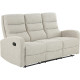 Rena Triple Seater Natural Fabric Recliner Chair