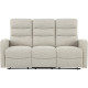 Rena Triple Seater Natural Fabric Recliner Chair