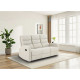 Rena Triple Seater Natural Fabric Recliner Chair