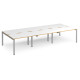 Adapt 6 Person Bench Desk | 1600mm Deep