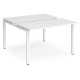 Adapt 1200mm Deep Sliding Top Double Starter Bench Desk