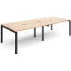 Adapt 1200mm Deep | 4 Person Back to Back Bench Desk