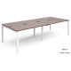 Adapt 1200mm Deep | 4 Person Back to Back Bench Desk