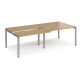 Adapt 1200mm Deep Sliding Top Double Back to Back Bench Desk