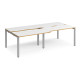 Adapt 1200mm Deep Sliding Top Double Back to Back Bench Desk