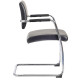 Bradfield Mid-Back Leather Cantilever Chairs