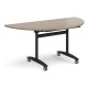 Deluxe Semi-Circular Fliptop Mobile Table