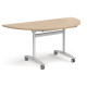 Deluxe Semi-Circular Fliptop Mobile Table