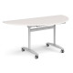 Deluxe Semi-Circular Fliptop Mobile Table