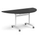 Deluxe Semi-Circular Fliptop Mobile Table