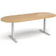 Elev8 Touch Adjustable Radial End Boardroom Table