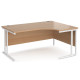 Maestro Cantilever Ergonomic Corner Office Desk