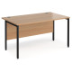 Maestro H Frame Straight Office Desk
