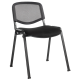 Taurus Black Mesh Conference Stacking Chair