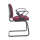 Jota Bespoke Medium Back Fabric Cantilever Visitor Chair