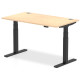 Rayleigh Air Height Adjustable Sit Stand Desk With Cable Ports