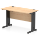 Rayleigh Shallow Cable Managed Straight Office Desk