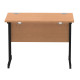 Rayleigh 600mm Deep Cantilever Straight Office Desk
