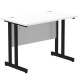 Rayleigh 600mm Deep Cantilever Straight Office Desk