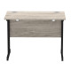 Rayleigh 600mm Deep Cantilever Straight Office Desk