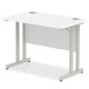 Rayleigh 600mm Deep Cantilever Straight Office Desk