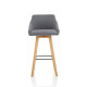 Carmen Wooden Leg High Stool