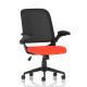 Crew Task Operator Mesh Chair With Folding Arms