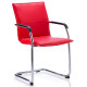 Echo Leather Cantilever Meeting Chair 