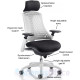 Flex Heavy Duty Nylon Back Office Chair 