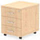 Rayleigh Lockable Mobile Pedestal - 2 or 3 Drawer