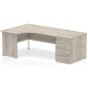 Rayleigh Panel End Desk with 800 Deep Pedestal Set