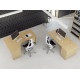 Rayleigh 600mm Deep Cantilever Straight Office Desk