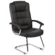 Moore Deluxe Leather Cantilever Chair