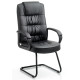 Moore Deluxe Leather Cantilever Chair