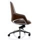 Olive Boardroom Leather Executive Office Chair 