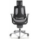 Zure Black Frame Charcoal Mesh Ergonomic Office Chair