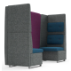 bTogether Open Upholstered 2 Seater Booth High Back