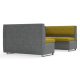 bTogether Open Upholstered 4 Seater Booth Low Back
