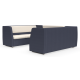 bTogether Open Upholstered 6 Seater Booth Low Back