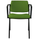 Morello Black Frame 4 Leg Visitor Chair 