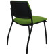 Morello Black Frame 4 Leg Visitor Chair 