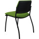 Morello Black Frame 4 Leg Visitor Chair 