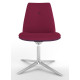 Rest-Up Square Back Chair With 4 Star Chrome Base