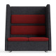 Retreat Upholstered High Back with Arms Sofa Pod