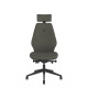 Solo High Back Small Seat Chair With Headrest