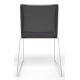 Tango Upholstered Seat And Mesh Back Stacking Chair