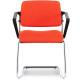 Morello Upholstered Chrome Cantilever Chair