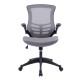 Malta Ergonomic Grey Mesh Operator Chair