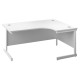 Olton Single Cantilever Corner Office Desk