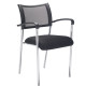 Jupiter Mesh Back Chrome Frame Meeting Chairs 